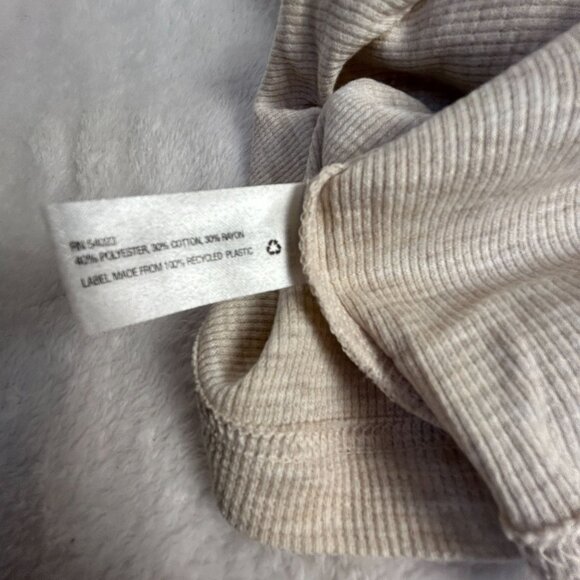 Gap Womens Gray Pink Striped 3/4 Sleeve Baseball Thermal Tee Top XS Casual - Picture 4 of 8